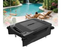 zhenmaster Robot Piscine Solaire Intelligent avec App, Recharge Double & Évitement d’Obstacles - Skimmer Automatique sans Fil pour Piscine Enterrée ou Hors-Sol Jusqu’à 100㎡, Panier 3.4L