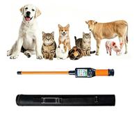 zhenmaster Scanner pour Animal De 134,2 kHz, Scanner Universel De Puce pour Animal, Prend en Charge FDX-B Et HDX ISO11784/85, Effectue 20000 Lectures, Transfert Bluetooth Et USB, pour Refuges