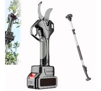 zhenmaster Sécateur Électrique Télescopique SK5 - Coupe Puissante pour Arbres Fruitiers et Haies - Outil Sans Fil avec Lame 60mm, 2 Batteries 21V, Écran LCD, 980W Brushless(Withpole)