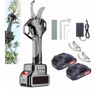 zhenmaster Sécateur Rechargeable Sans Fil SK5 - Lame Tranchante 60mm, Coupe 78mm - Utilisation en Jardin, Parc, Vigne - Manche Réglable, Affichage LCD, Outil Complet(Withoutpole)