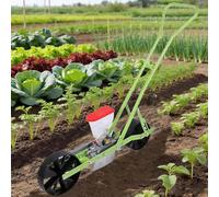 zhenmaster Semoir Manuel pour légumes à Rangs réglables. Espacement Personnalisable pour Le maïs, Le soja et Les Petites graines. Parfait pour Les terrasses et Les terrains en Pente.(1row)
