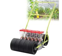 zhenmaster Semoir Multi-Rangs pour Jardin, planteur Manuel Portable pour légumes. Disponible en modèles à 1/2/3/4/5/6 Rangs, Placement Uniforme des graines pour Le Chou et Le Persil.(6row)