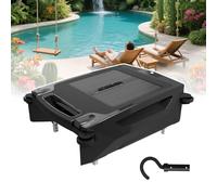 zhenmaster Skimmer Solaire Intelligent pour Piscine Enterrée - Robot Aspirateur Automatique avec Batterie Intégrée, Application Bluetooth, Évitement des Obstacles & Auto-Docking