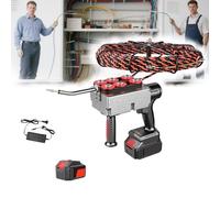 zhenmaster Tire-câble électrique Automatique sans Fil pour Murs et Gaines | Vitesse 40m/Min + arrêt Intelligent | Outil Pro pour Installation Domestique ou Chantier(37500mah,30m-Line)