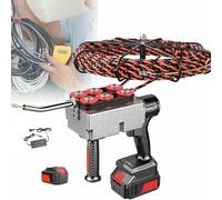 zhenmaster Tire-Fil Mural Professionnel sans Fil avec Batterie Lithium | Moteur Puissant et Durable | Utilisation Rapide dans Gaines murales et planchers(25000mah,30m-Line)