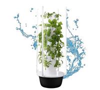 zhenmaster Tour de Culture Hydroponique Verticale avec Éclairage LED et Pompe - Jardin Potager d’Intérieur/Extérieur sans Terre - 5/7/9 Couches - Système Auto-Arrosage Intelligente(36Holes+LED)