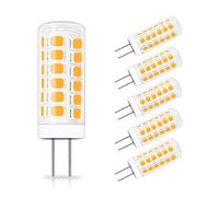 ZHENMING Lot de 5 mini ampoules LED G4 220 V-240 V AC 2 W Blanc chaud 3000 K Remplace les lampes halogènes à broches de 20 W (non basse tension 12 V)