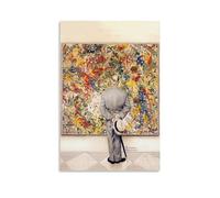 ZHENMU Impression sur toile The Connoisseur by Norman Rockwell - Décoration murale pour salon - 20 x 30 cm
