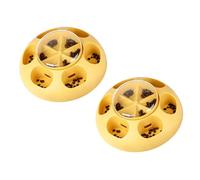 ZHENNB 2 pièces ABS Slow Feeder Puzzle Toy qui défie les capacités cognitives de votre chien Jouet de travail du nez