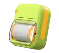 ZHENNB Batterie rechargeable pour imprimante thermique multifonction - Prend en charge l'impression d'étiquettes photo et de code - Comprend un rouleau de papier - Imprimante sans encre pour étudiants