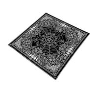 ZHENNB Nappe de tarots, motif oiseau, lune, astrologie autel, tissu de divinations, nappe de table, tapisserie, fournitures de sorcellerie, motif oiseau, lune, nappe de carte de tarots, nappe