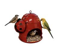 ZHENNB Récipient à nourriture pour oiseaux en aluminium de qualité supérieure avec couche résistante à la rouille et fixation simple, peinture haute température oiseau