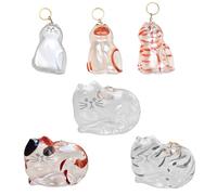 ZHENNB Récipient souvenir unique pour poils d'animaux domestiques, pendentif commémoratif en forme de chat, breloque collecteur de fourrures pour affichage ou décoration de bijoux, pendentif