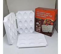 Zhenqi Moule à boulettes de viande, outil de presse manuel pour boulettes de viande, moule à kibbeh, machine à pain de viande, outil de presse à 9 grilles