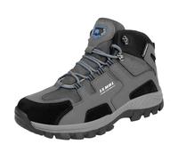 ZHENSI Bottes De Randonnée Hommes Chaussures De Marche De Trekking en Plein Air Chaussures De Camping Légères Et Décontractées,Gris,39 EU