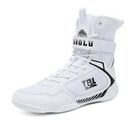 ZHENSI Chaussures Boxe pour Hommes Chaussures de Lutte Bottes de Fitness