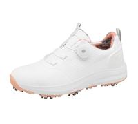 ZHENSI Chaussures De Golf Femmes, avec Pointes Baskets De Golf Imperméables Chaussures D'extérieur Confortables Et Professionnelles,Rose,37 EU
