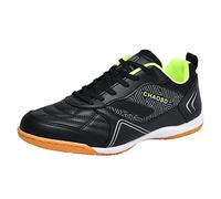 ZHENSI Chaussures De Tennis De Table pour Hommes Ping Pong Indoor Sneaker Résistant À l'usure Léger Adolescent Étudiant Chaussures De Fitness,Noir,42 EU