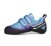 ZHENSI Chaussures d'escalade Chaussures d'escalade De Bloc Légères À Double Sangle pour Débutants en Salle Et en Extérieur pour Hommes Et Femmes,Bleu,35 EU