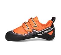 ZHENSI Chaussures d'escalade Chaussures d'escalade De Bloc Légères À Double Sangle pour Débutants en Salle Et en Extérieur pour Hommes Et Femmes,Orange,36 EU