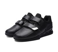 ZHENSI Chaussures D'haltérophilie Hommes, Chaussures De Musculation De Musculation De Squat De Gymnastique De Cross,Noir,45 EU