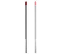 ZhenT Lot de 2 barres d'enroulement de qualité supérieure avec poignée antidérapante de 1,27 cm de diamètre x 44,5 cm de long, utilisées pour ressort de torsion de porte de garage