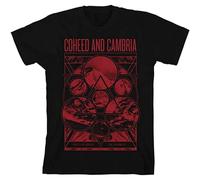 ZHENWA Coheed and Cambria Men's Mountain Peace Slim Fit T Shirt Size M