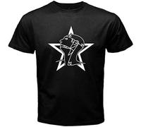 ZHENWA The Sisters of Mercy Logo Men's White Black T-Shirt Black Size L