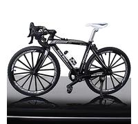 Zhenzhenlo Modèle de Vélo de Doigt,Modèle de Mini vélo de Noire，1:10 Mini Vélo Jouet，Vélo de à Doigt Miniature，Décoration de Bureau à Domicile,Artisanat