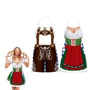 ZHERIKAH 2 Pièces Tablier de Cuisine, Tablier Barbecue Homme, Réglable Étanche Tabliers BBQ Personnalisé, Tabliers Humoristique, pour Familial Cuisine, Jardinage, Café, Restaurant, Barbecue