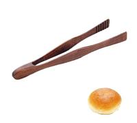 ZHERIKAH Pince Grille Pain, Ustensiles de Cuisine Bois, Pince pour Plat Chaud, Convient pour les Cuisines, le Camping, les Barbecues, les Buffets, les Restaurants et Autres Occasions