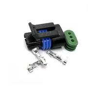 ZHFSWLKW Connecteur étanche for capteur Automatique, 1 Jeu de 3 Broches, Prise boîtier Faisceau câblage 12162182 12162185 12162280 12162197(Green)