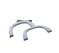 ZHFSWLKW Poignée de toit intérieure, barre d'appui sécurité plafond MB769617, compatible avec Pajero Shogun Montero V31 V32 V33 V73 V77 1991-2006(1 pair Black)