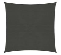 ZHG- MODE&CHIC Voile d'ombrage 160 g-m² Anthracite 6x6 m PEHD ,Moderne-Design
