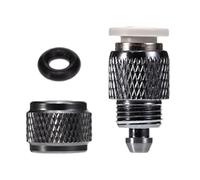 ZHGFXIN Adaptateur de transfert de CO2 en aluminium sans soudure pour aquariums à angle droit Optimisation de l'eau Jardinage Équipement d'entretien Adaptateur résistant pour aquariums