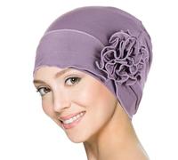 ZHGFXIN Graceful Chemo Hat Hip Hop Skull Caps Highlight for Trendsetting Pullover Warm Skull Caps Turban Party Club Chemo Headwear for Women Girls Men Winter, Violet peau, Taille unique
