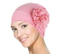ZHGFXIN Graceful Chemo Hat Hip Hop Skull Caps Highlight for Trendsetting Pullover Warm Skull Caps Turban Party Club Chemo Headwear for Women Girls Men Winter, rouge pastèque, Taille unique