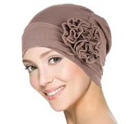 ZHGFXIN Graceful Chemo Hat Hip Hop Skull Caps Highlight for Trendsetting Pullover Warm Skull Caps Turban Party Club Chemo Headwear for Women Girls Men Winter, kaki, Taille unique