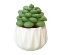 ZHGFXIN Petite plante cactus et bonsaï pour tableau de bord de voiture, décoration en résine, motif plante en pot, figurine miniature pour décoration de gâteau