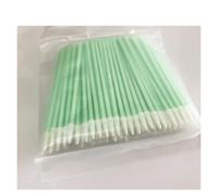 ZHGUIMING 100 pièces Outil de Nettoyage de Fibres optiques Micro Mousse de Nettoyage for Le Nettoyage des Fibres Outil de Nettoyage de tête d'impression(100pcs Pointed Type)