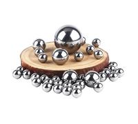 ZHGUIMING 304 Stainless Steel Solid Ball Dia 0.4-30mm SUS Precision Bearing Small Pellet Marbles Round Smooth Slides(14mm (10PCS))