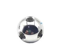 ZHGUIMING Diamètre 20/25 mm, filetage à six trous, M6/M8, support de meuble, vitrine, boule connexion trois côtés(Carbon steel,5PCS_25MMXM6)