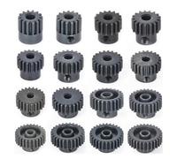 ZHGUIMING Pignons de moteur en métal trempé 48P 3,175 mm 14T 15T 16T 17T 18T 19T 20T 21T 22T 23T 24T 25T 26T 27T 28T 29T 30T Pièces de voitures RC(18T)