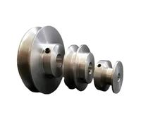 ZHGUIMING Poulie simple à courroie trapézoïdale en alliage d'aluminium de 40 mm, 60 mm, 80 mm, for moteur de broche, modèle de roue de transmission, poulie à courroie trapézoïdale de type A(20 mm,1 PC