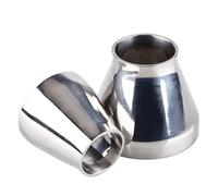 ZHGUIMING Raccord de tuyau sanitaire en acier inoxydable SUS 316L 304 for soudage bout à bout, 19 25 32 38 45 51 57 63 76 89 102 108 mm(SUS304,76mm To 57mm)