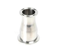 ZHGUIMING Réducteur de cône de corne sanitaire en acier inoxydable SS304 à cercle concentrique avec raccord rapide de type mandrin, taille du joint OD25MM-OD63MM(38x25mm)