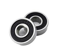 ZHGUIMING Roulements à billes à gorge profonde en acier chromé, diamètre intérieur 10 mm, 10 x 26 x 8 mm, 6000RS 6000Z DDU 2Z, 10 pièces(6000 2RS Normal)