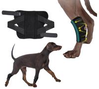 ZHHSUNY 1 Paire Genouillère pour Chien,Attelle de Jambe Chien,Universelle pour Les Membres,pour la Cicatrisation des Plaies,Les Entorses et L'arthrite chez,Prévenir Les Blessures Secondaires (L)