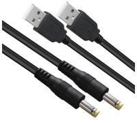 ZHHSUNY 2pcs 4FT USB 2.0 A Mâle à DC 5 Volt DC Barrel Jack Câble D'alimentation,5V Connecteur de Prise de Courant Câble de Chargeur Pour PSP 3000 2000 1000,Tablette,Téléphone, Netbook