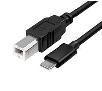 ZHHSUNY 6FT Câble D'imprimante, USB B MIDI vers USB C, pour Mac-Book Pro, i-Phone18 17 16 Pro 15, i-Pad, Câble MIDI pour Piano Numérique, Clavier MIDI, Contrôleur DJ